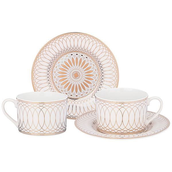 Рос 435-028 ЧАЙНЫЙ НАБОР LEFARD "TRIUMPH" НА 2 ПЕР. 4 ПР. 220 МЛ