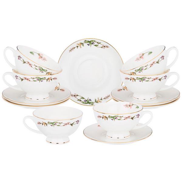 Рос 440-264 ЧАЙНЫЙ НАБОР LEFARD "АНГЛИЙСКИЙ САД" НА 6 ПЕР. 12 ПР. 250 МЛ