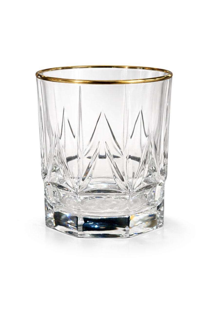 CR-55/зол  Италия.Набор стаканов Хрусталь 262340