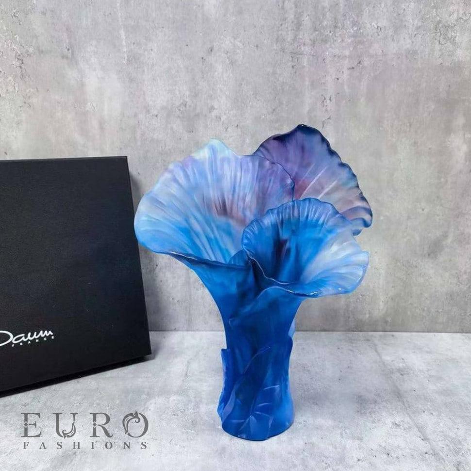 ГК-79 Люкс.Китай.Ваза 35 см Калы(Синия)