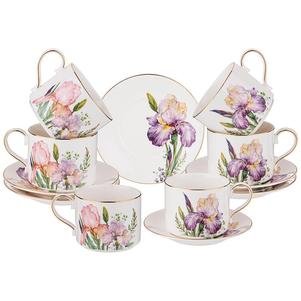 Рос 590-470 ЧАЙНЫЙ НАБОР LEFARD "IRIS" 260 МЛ 12 ПР. НА 6 ПЕР