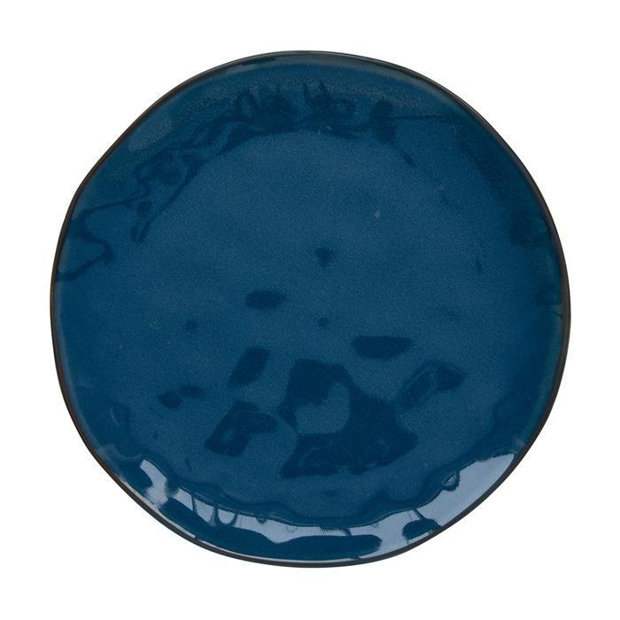 Р-2023/18 Тарелка закусочная 21см (синий) "Interiors" без инд.упаковки EL-R2012/INTB