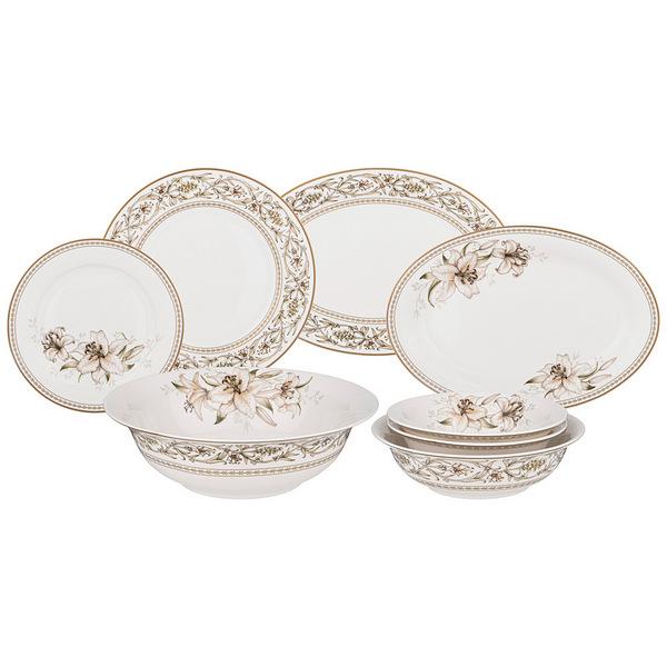 Рос 590-273 СЕРВИЗ СТОЛОВЫЙ LEFARD "LILIES" НА 6 ПЕР. 23 ПР