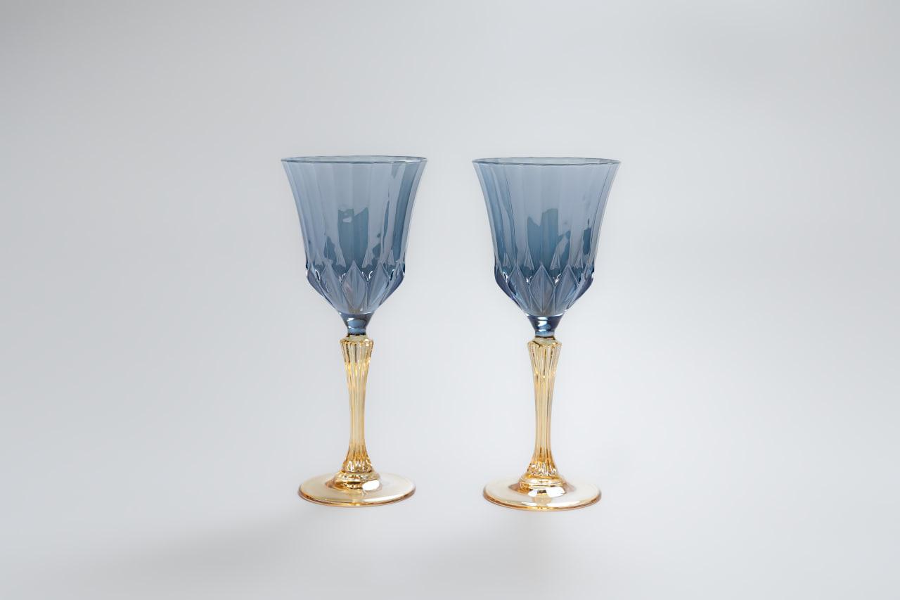 CR-8/син Италия.Набор фужеров Хрусталь ADA-06