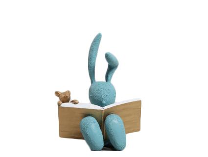 Ри-49/267 Статуэтка "Кролик с книгой" 25*20*34 BJ-566