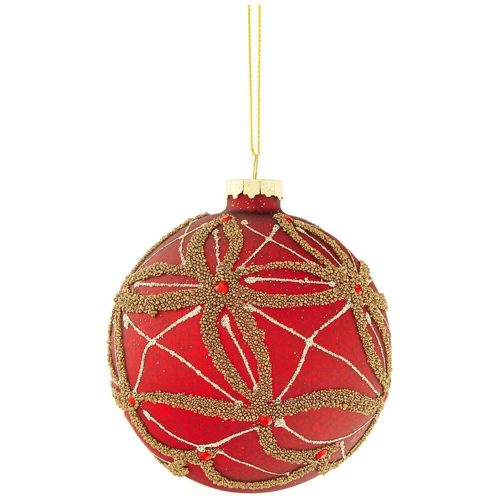 Рос 211-390 ЕЛОЧНОЕ УКРАШЕНИЕ КОЛЛЕКЦИЯ "ТОРЖЕСТВО" ДИАМЕТР=10 СМ