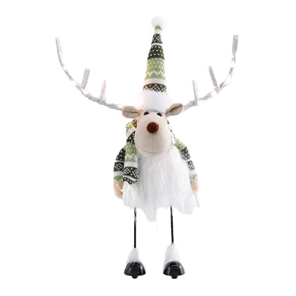 Ри-Нг-565 Декоративная мягкая игрушка"Лось" HS-21251-58