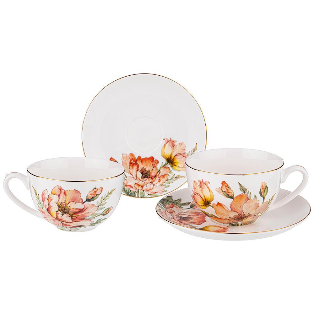 Рос 590-421 ЧАЙНЫЙ НАБОР LEFARD "SENSE" НА 2 ПЕР. 4 ПР. 280 МЛ