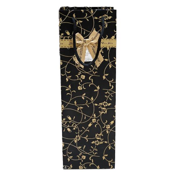 Шах-115 Пакет подарочный для вина 12*35*9