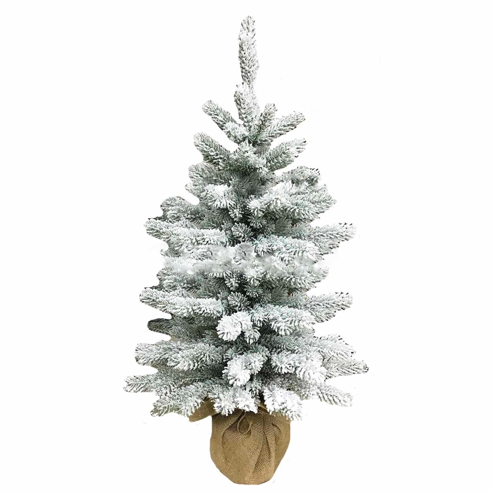 ТР-1/53 CF577744 Горная Ель (мешковина) 1,22 м 4 FT.FLOCK DELUXE METRO MOUNTAIN TREE(W/BURLAP)