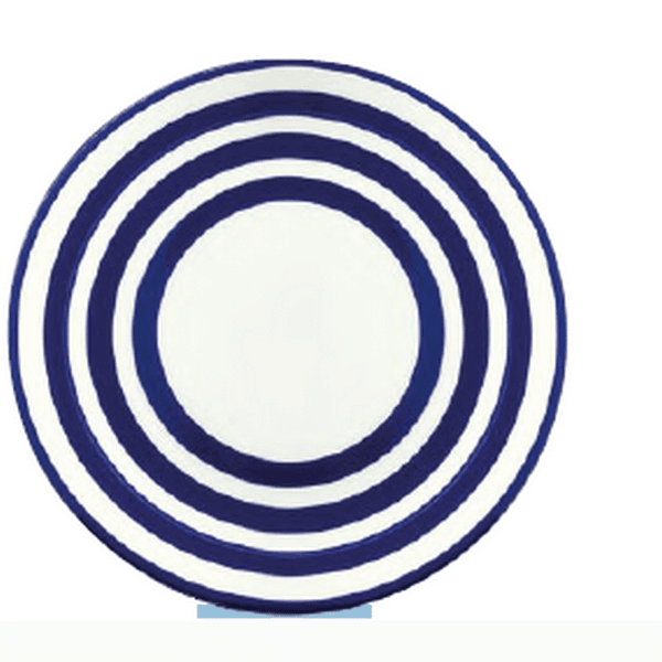Ил-131016 Тарелка из керамики  20,5 см BLU CERCHI 2602 MIB2