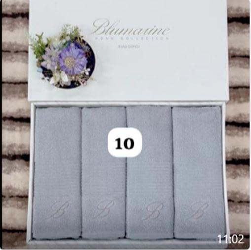 КПГ-507/сер Набор полотенец Blumarine для лица 47*90-4шт к-т