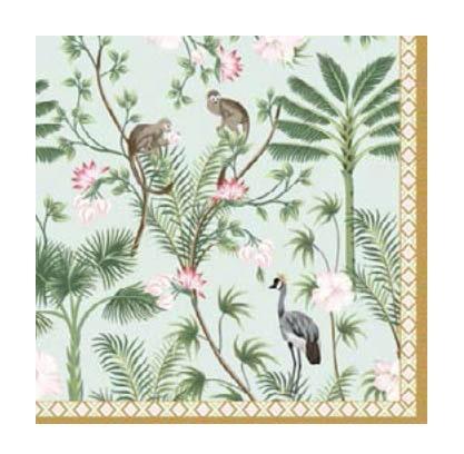 Ил-117485 Салфетки 33*33 см 3-х слойные 20шт "WILD TROPICAL" 0414 WILD