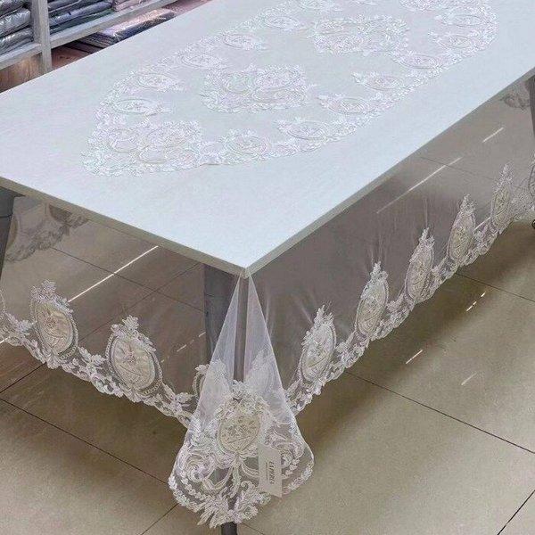 КПГ-391 Скатерть LA PERLA 180 см на круглый стол