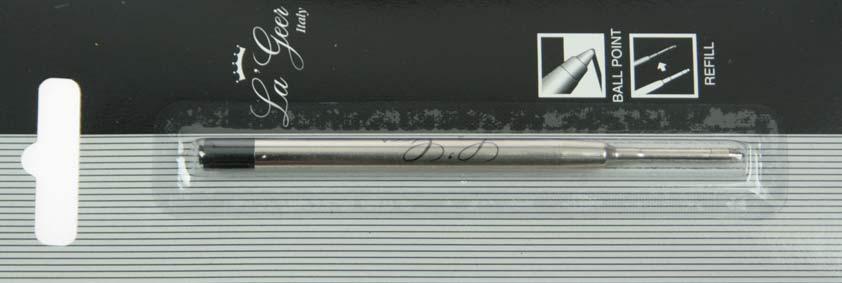 50191-BP  Стержень для шариковой ручки "LA GEER" в блистере, чёрный (стрежни для шариковых ручек)