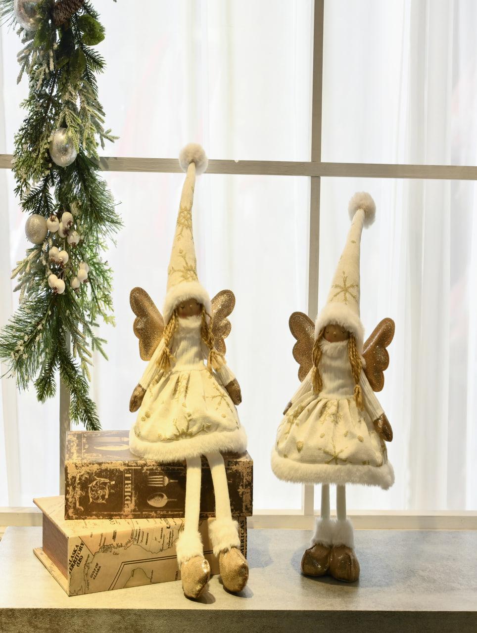 Ри-Нг-727 Декоративная мягкая игрушка "Девочка"22*16*60 XY3173坐