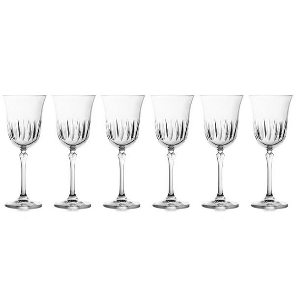 Р-2023/162 Набор: 6 бокалов для вина 0.225л "Gemma Point" в подарочной упаковке LR-085