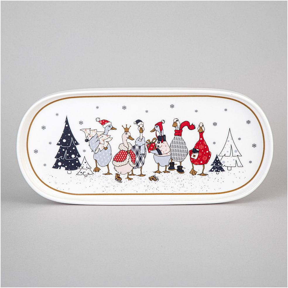 Рос 425-134 БЛЮДО ОВАЛЬНОЕ LEFARD "FAMILY CHRISTMAS" 25,5 СМ