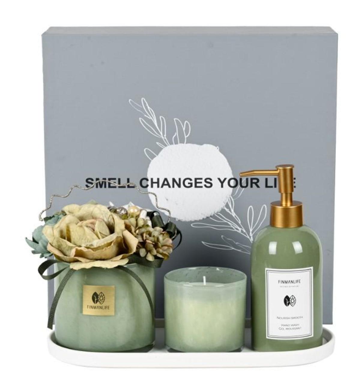 Ри-49/970 Подарочный арома набор  зеленый (FMTH-1012B)