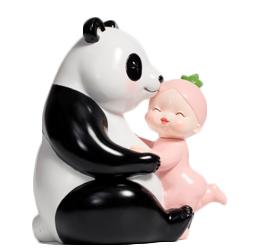 Ри-49/339 Статуэтка "Панда с малышом" 11.5*15*16cm LFLX-21517