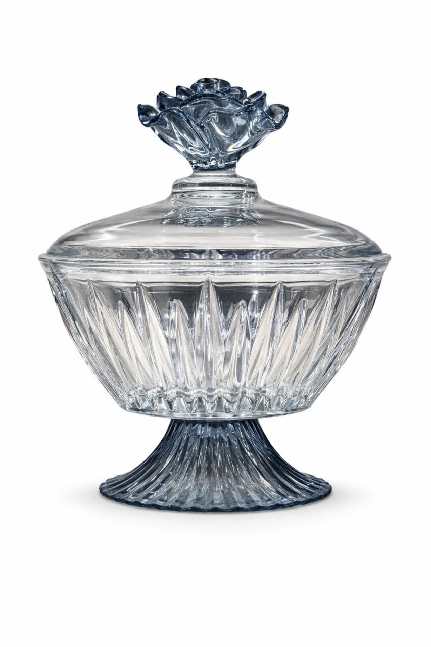 CR-13/син Италия.Ваза Хрусталь MILANO-20