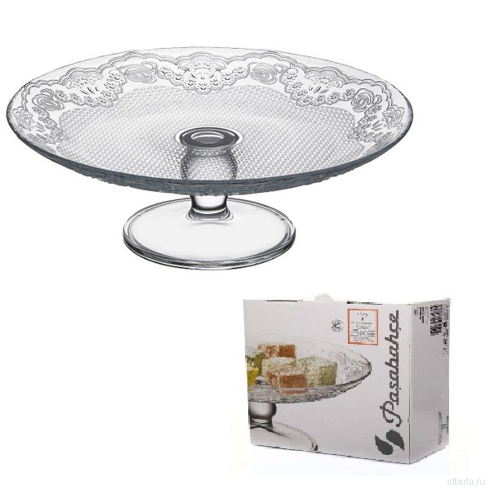 96094-Р Блюдо на ножке "ЛЕЙСИ" разм: 160мм