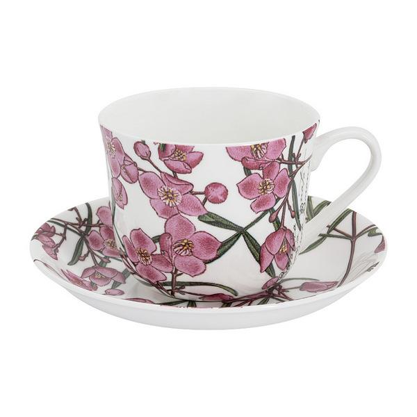 Р-2023/174 Чашка с блюдцем 0.45л "Борония" в подарочной упаковке MW638-JY0074