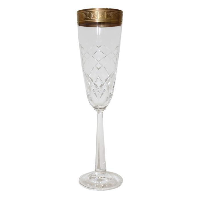 РД-10/336 Фужеры на нажке из 6шт GL. ARS 1100 6PCS TUMBLER POLO+INOX MAT GD 629101020065